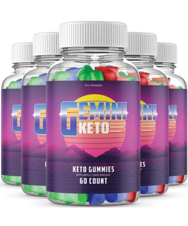 IDEAL PERFORMANCE (5 Pack) Gemini Keto Gummies Formula (300 Gummies)