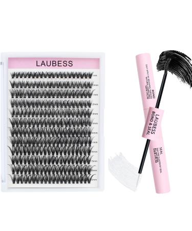 Lash Clusters 40D 0.07 D 9-16 Mix and Lash Bond and Seal Eyelash Glue