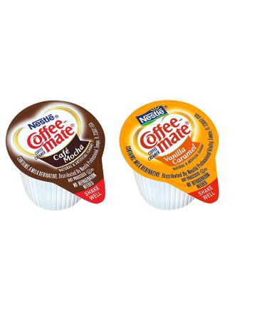 Coffee Mate Liquid Creamers Variety Pack - 9 Flavors, 36 Count + Spice of Life Stirrer - Buy Online on GoSupps.com