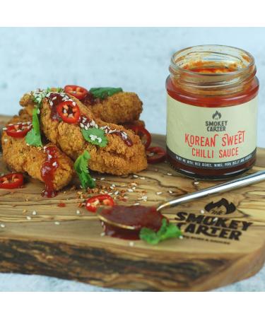Korean Sweet Chilli Sauce | The Smokey Carter | Sweet Chilli Dipping Sauce with a Korean kick | Sweet chilli dipping sauce/glaze with grapefruit juice gochujang sesame soy miso & confit garlic. - Buy Online on GoSupps.com