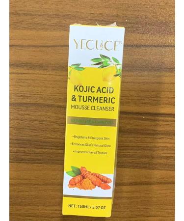 Kojic Acid & Turmeric Foaming Facial Cleanser - Gentle Acne Wash for Clear Skin | 5 fl. oz - Buy Online on GoSupps.com