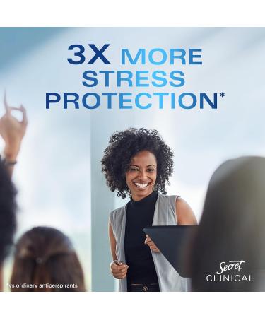 Secret Clinical Strength Antiperspirant Deodorant for Women Stress Response 3X Stress Protection 72hr Sweat & Odor Protection PH Balancing Minerals Invisible Solid 2.6 oz - Buy Online on GoSupps.com