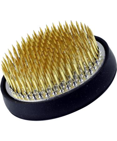 Wazakura Ikebana Kenzan Japanese Flower Holder - Made in Japan, Round 2.4 Brass Pin Frog for Floral Arranging - Buy Online on GoSupps.com