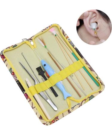 Ear Cleaning Tool 11 Pcs Spiral Double Ended Ear Spoon Durable for Men Ear Cleaning Women Earwax Remover(11-Piece Set) - Buy Online on GoSupps.com