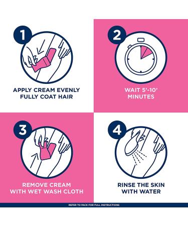 Veet 3-in-1 Gel Cream for Legs and Body 6.78 oz - Pack of 2 | Smooth and Silky Skin - Buy Online on GoSupps.com