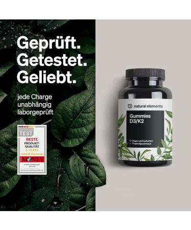 Buy Vegan Vitamin D3 K2 - 120 Fruity Gummies 1 000 I.E. Daily Dose Sugar-Free & Tropical Flavor - K2Vital - Made in Germany - Buy Online on GoSupps.com