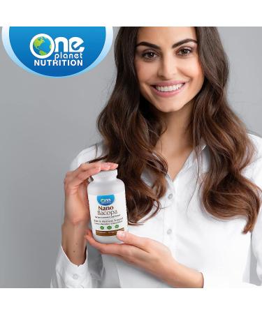 One Planet Nutrition Nano Bacopa 250mg Capsules - Brain Supplement with Bacopa Monnieri Leaf Extract - Non-GMO & Gluten-Free - 120ct - Buy Online on GoSupps.com