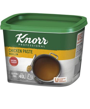 Knorr Gluten Free Chicken Paste Bouillon 1 kg makes 40 L chicken 1 kg (Pack of 1)