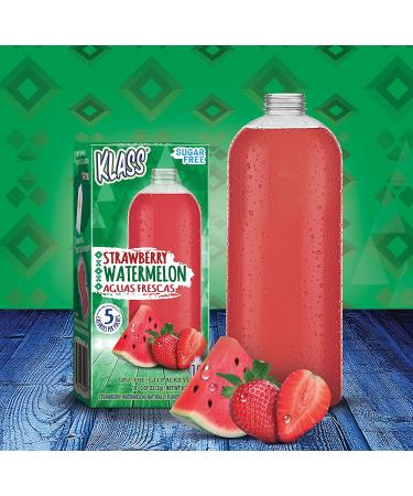 Klass Aguas Frescas Variety Pack Drink Mix - Cucumber Limeade, Strawberry Watermelon, Pineapple Tangerine, Hibiscus Berries - 44 On the Go Stick Packs - Buy Online on GoSupps.com