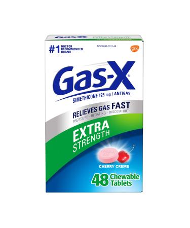 Gas-X Extra Strength Cherry Creme 48Tablets (1)