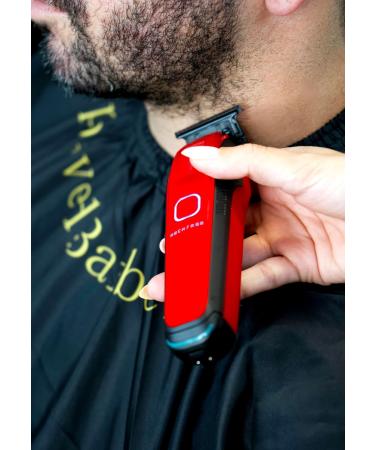 Supreme Trimmer Recharge Zero Gap Trimmer for Barbers | 7500+ RPM Removable Battery Smart USB Charging Stand + iPhone/Android Charging | ST777 Red - Buy Online on GoSupps.com