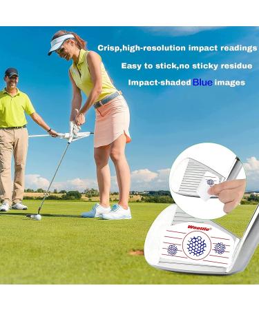 Golf Driver Impact Tape Labels 120Pcs - Swing Training Stickers for Irons & Woods | Golf Clubs Recorder for Practice & Improvement - Buy Online on GoSupps.com
