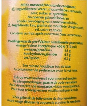  K hne K hne Franse Mosterd 880ml Mild Bottle (French Mustard) - Buy Online on GoSupps.com