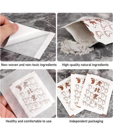 BYZESTY Detox detox patches 100 pieces natural ingredients detox patches detoxifying foot patches for a deep cleansing effect and better sleep - Buy Online on GoSupps.com