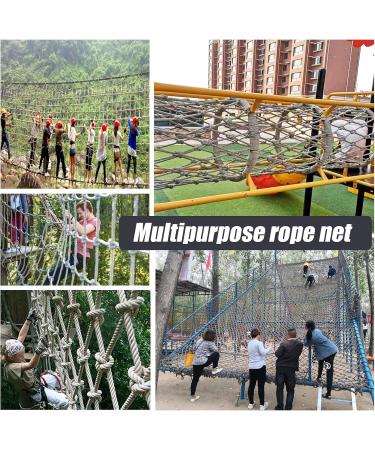 Outdoor Climbing Net Climbing Frame Net Cargo Net Indoor Sturdy Safety Net Rope Ladder Net for Outdoor Playground Treehouse(Size:1 * 10m(3.3 * 32.8ft)) () - Buy Online on GoSupps.com