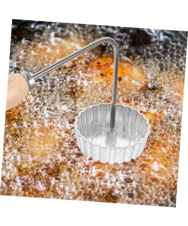 PRETYZOOM Oil Pier Mold Non Stick Fry Pan Griddle Kitchen Frying Moulds Dough Fried Mold Stamp Shrimp Cakes 6.8X6.8X2CM Silver - Buy Online on GoSupps.com