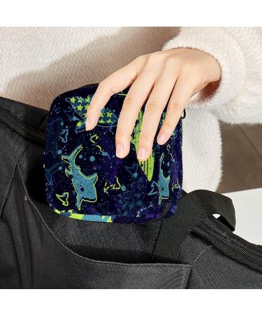 Camouflage Shark Menstrual Cup & Nursing Pad Holder - Portable Period Kit Bag - Color 4 - Buy Online on GoSupps.com