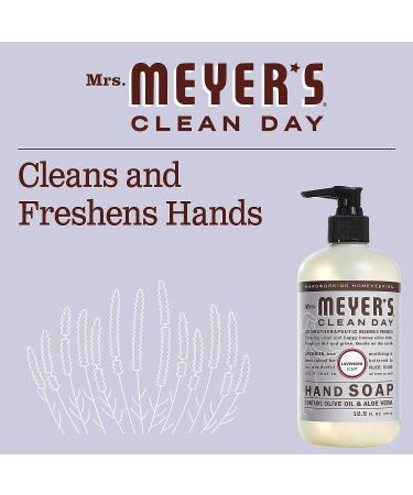 Mrs. Meyer's Lavender Hand Soap 12.5 Fl Oz - Biodegradable Formula with Essential Oils - Buy Online on GoSupps.com