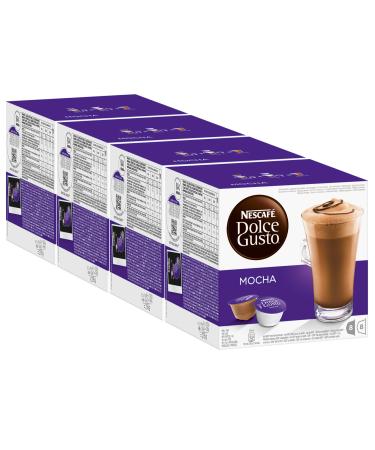 Nescafé Dolce Gusto Mocha, Pack of 4, 4 x 16 Capsules (32 servings)