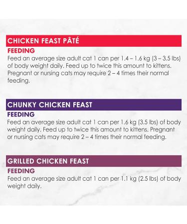 Fancy Feast Wet Cat Food Variety Pack - Chicken Feast + Seafood Supper P t (24 Cans Each) Cat Food + Seafood Supper P t (24 pack) - Buy Online on GoSupps.com