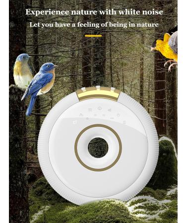 White Noise Sound Machine Adaptive Noise Cancellation Powered by USB or Battery 3 Timers and Memory Function Small and Portable for Kids Adults Sleeping - Buy Online on GoSupps.com
