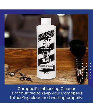 Campbell's LatherKing Machine Cleaner Solution - 8 oz | Professional Shaving Supplies - Buy Online on GoSupps.com