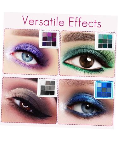 WOONEKY 4 Pcs Eyeshadow Glitter Palette Eye Shadow Plastic Eyeshadow Palette - Buy Online on GoSupps.com