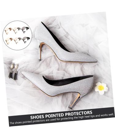 3 Pairs High Heel Toe Caps - Premium Repair Kit for Pointed Toe Boots & Heels - Metal Covers for Shoe Protection - Buy Online on GoSupps.com