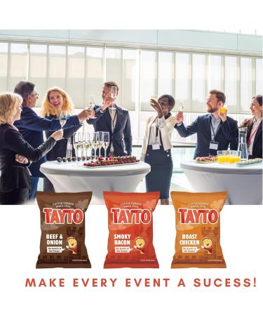 Tayto Meaty Crisps Beef & Onion Smoky Bacon Roast Chicken (12 x 25g bags) - Buy Online on GoSupps.com
