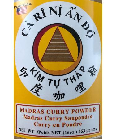 Madras Curry Powder - Authentic Indian Spice Blend - 16oz (1lb) - Buy Online on GoSupps.com