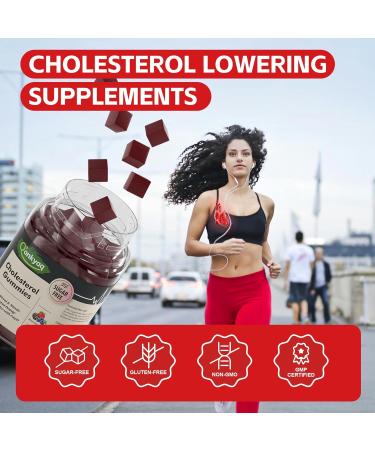 Q'ankyaq Cholesterol Lowering Gummies Plant Sterols & Stanols Supplement Red Yeast Rice with CoQ10 Liquid Drops 1200mg Red Rice Yeast Extract for Cholesterol Health - Buy Online on GoSupps.com