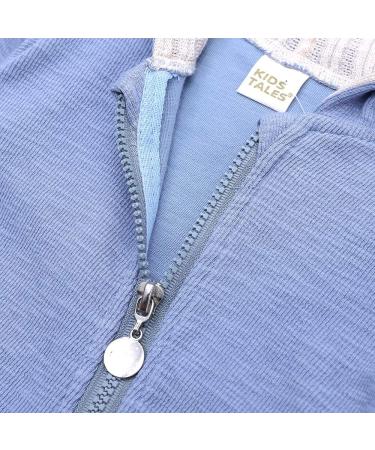 Kids Tales Newborn Baby Winter Warm Rabbit Ear Hooded Romper 12-18 Months Blue - Buy Online on GoSupps.com