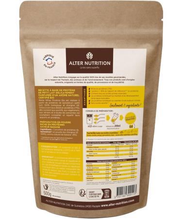 Alter Nutrition Organic Whey Protein Powder (500g Banana) - Buy Online on GoSupps.com