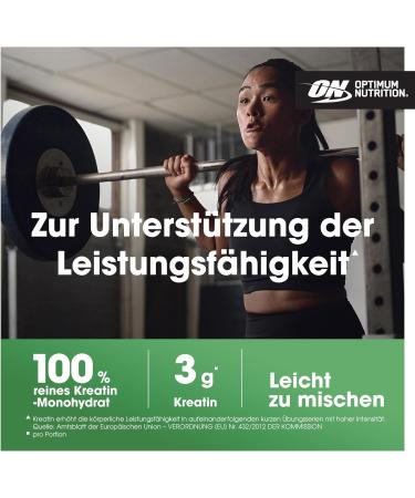 Optimum Nutrition Micronised Creatine Powder - 100% Pure Monohydrate for Performance - 93 Servings 317g Unflavoured Shake - Buy Online on GoSupps.com