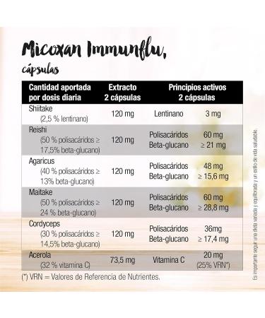  SANTIVERI SANTIVERI -Micoxan Imunflu naturally tones your defenses / 40 capsules with reishi agaricus and vitamin C - Buy Online on GoSupps.com