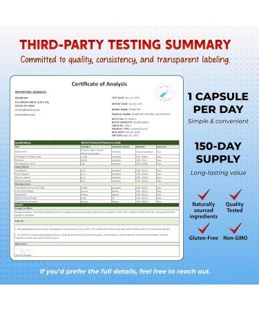 Ultra Choline Acetyl-L-Carnitine Inositol & L-Tyrosine Daily Supplement for Executive Focus & Metabolic Harmony 150 Capsules 150 count (pack of 1) - Buy Online on GoSupps.com