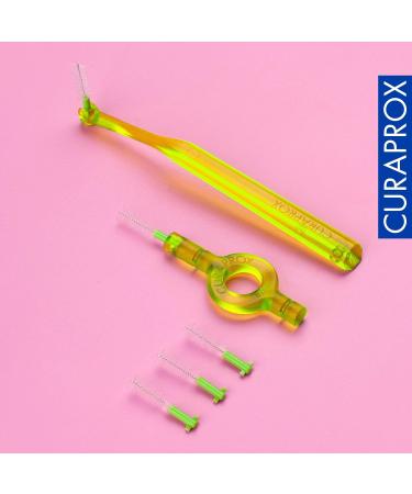 Curaprox Interdental Brush Set CPS 011 Prime Start - 5 Brushes Green 1.1mm Diameter Effective Cleaning for Optimal Oral Health - International Shipping Available - Buy Online on GoSupps.com