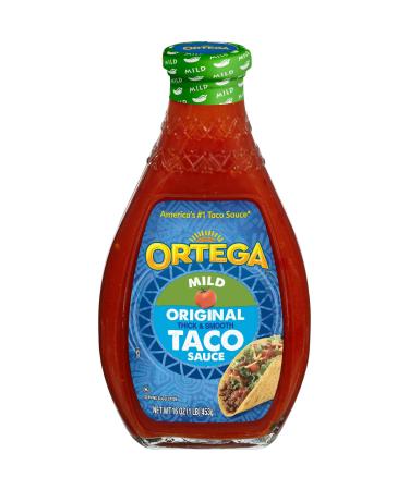 Ortega Taco Sauce Original Thick and Smooth, Mild, 16 Ounce Mild 1 Pound (Pack of 1)