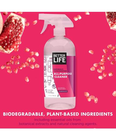 Better Life All-Purpose Cleaner - Pomegranate, 32 Fl Oz | Eco-friendly Multi-Surface Cleaner - Buy Online on GoSupps.com