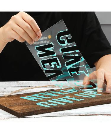 25 Pack 12x12 inches 4 mil Blank Stencil Material Mylar Template Sheets for Stencils - Buy Online on GoSupps.com