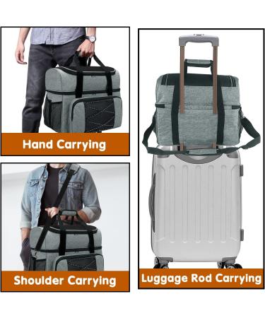 Boczif Double Bowling Bag for 2 Balls with Removable Cushion - Fits Size 16 Shoes - Ideal for Men and Women - Buy Online on GoSupps.com