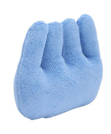 Hand Contracture Cushion Soft Absorbent Finger Contracture Prevention Cushion Finger Separators Comfortable for Hand Rehabilitation Training (Blue)