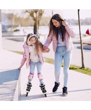 Nattork Inline Skates for Kids - Adjustable Beginner Roller Skates with Light Up Wheels for Boys and Girls - Purple/Pink/Blue/Black - Medium-Big Kid Sizes (1.5-4.5 US) - Buy Online on GoSupps.com