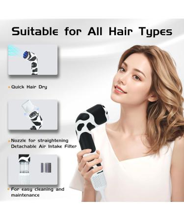 Professional Hair Dryer | 110 000 RPM Fast Drying | 100M Negative Ions for Smooth Hair | 4 Heat & 3 Speed Settings | Lightweight & Travel-Friendly Cow Blow - Buy Online on GoSupps.com
