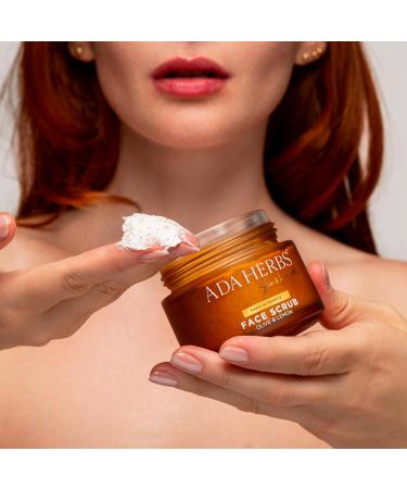 Skin & Hair Care Face Scrub Exfoliating Olive & Lemon Extracts for All Skin Types | Made in France - Buy Online on GoSupps.com