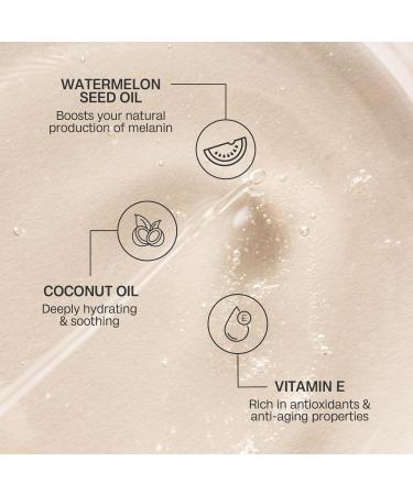 Bali Body Watermelon Tanning Oil SPF 6 | Infused with Natural Oil | Fruity Scent Summer Essential for Golden Deep Glow | Vegan Cruelty Free (100ml/3.4 fl oz) - Buy Online on GoSupps.com