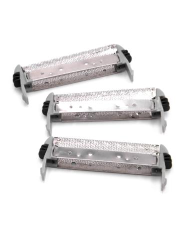 vhbw 3x Shaving foil compatible with Remington MS3-0004 MS3-1000 MS3-1700 MS3-2000 electric shaver + frame silver