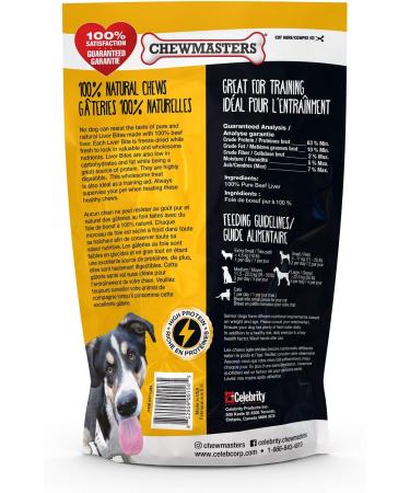 Chewmasters Liver Bites (Pack of 3) 500g/17.6oz - Buy Online on GoSupps.com