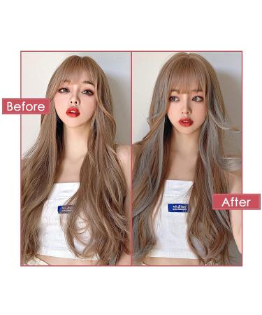 12 PCS DIY Curly Hair Extensions Clip In Highlights - Gray - Perfect for Women & Girls - Buy Online on GoSupps.com