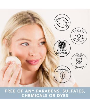 Konjac Sponge 2-Pack for Gentle Facial Cleansing and Exfoliation - Natural Loofah for Use with Wash Cleansers - White Natural and Black Charcoal Included - Buy Online on GoSupps.com